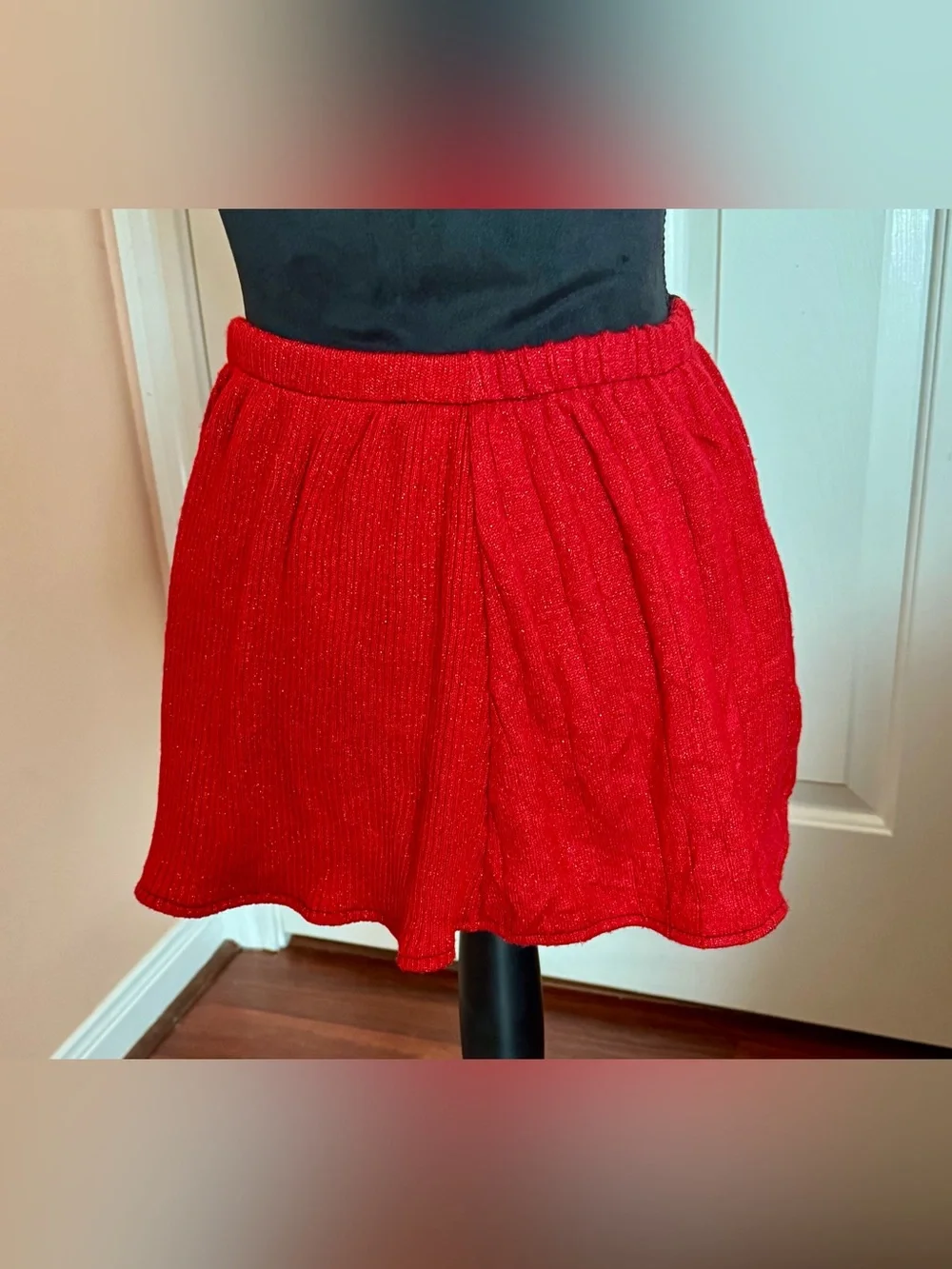 Urban Renewal Urban Outfitters Reworked Metallic Colorblock Mini Skirt S/M